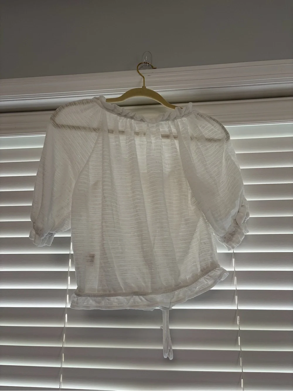 Free People Lightweight Blouse with Tie Waist